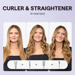 كاوية شعر بتقنية تدفق الهواء البارد Wavytalk whirlwind curl airflow style flow styler and straightener