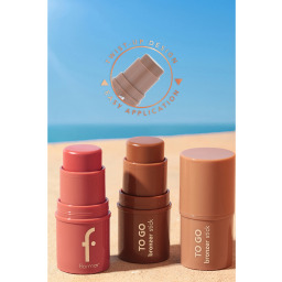 بلاشر ستيك كريمي لامع Flormar To Go Shimmer Cream Blush Stick