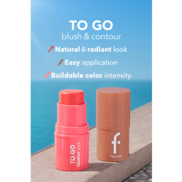 بلاشر ستيك كريمي لامع Flormar To Go Shimmer Cream Blush Stick