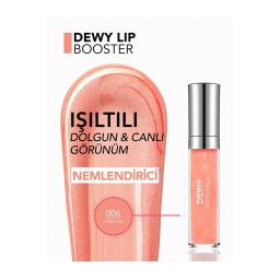 غلوس شفاه مكبر ولامع Flormar Dewy Lip Booster Plumping Lip Gloss 4.5ML