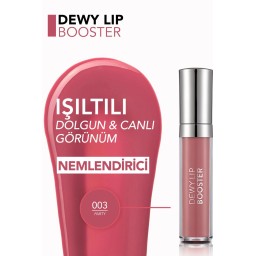غلوس شفاه مكبر ولامع Flormar Dewy Lip Booster Plumping Lip Gloss 4.5ML