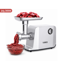 مفرمة لحم ستانلس ستيل بتصميم بريطاني 3000 واط سرعتان Stainless steel mincer