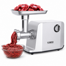 مفرمة لحم ستانلس ستيل بتصميم بريطاني 3000 واط سرعتان Stainless steel mincer
