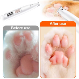 ماكينة تشذيب الحيوانات الأليفة الدقيقة بإضاءة LED LED Lighted Precision Pet Trimmer
