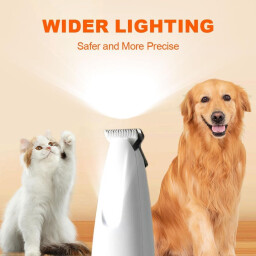 ماكينة تشذيب الحيوانات الأليفة الدقيقة بإضاءة LED LED Lighted Precision Pet Trimmer