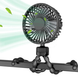مروحة صغيرة Koopao المحمولة المرنة متعددة الاستخدامات الأنيقة Koopao Mini Portable Fan: Flexible, Versatile, Stylish