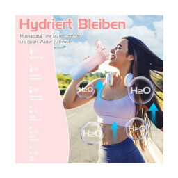 زجاجة مياه رياضية أوهان سعة 1 لتر تحفيزية AOHAN 1L Motivational Sports Water Bottle