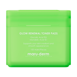 شرائح قطنية بالتونر  لتجديد وإشراق البشرة - 100 قطعة Maruderm Glow Renewal Toner Pads - 100pcs