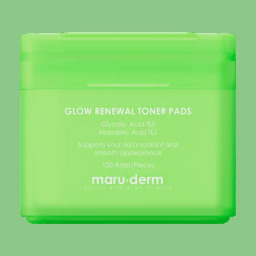 شرائح قطنية بالتونر  لتجديد وإشراق البشرة - 100 قطعة Maruderm Glow Renewal Toner Pads - 100pcs