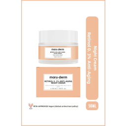 ماروديرم ريتينول 0.3% كريم ليلي مضاد للشيخوخة 50 مل Maruderm Retinol 0.3% Anti-Aging Night Cream 50ml