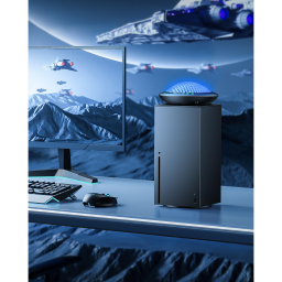 مروحة تبرید یو إف أو آر جی بی لأجھزة إکس بوکس سیریز إکس – تحکم بدرجة الحرارة UFO RGB Cooling Fan for Xbox Series X – Temperature Controlled