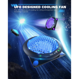 مروحة تبرید یو إف أو آر جی بی لأجھزة إکس بوکس سیریز إکس – تحکم بدرجة الحرارة UFO RGB Cooling Fan for Xbox Series X – Temperature Controlled