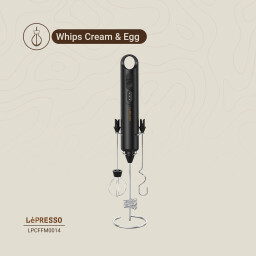 خفاقة ومحضر رغوة الحليب 3 في 1 من ليبريسو LePresso 3 In 1 Milk Frother