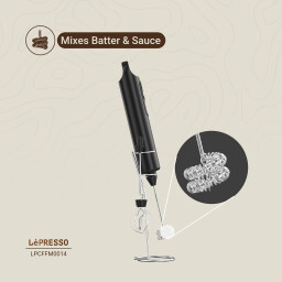 خفاقة ومحضر رغوة الحليب 3 في 1 من ليبريسو LePresso 3 In 1 Milk Frother
