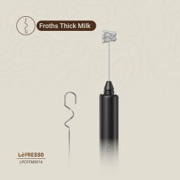 خفاقة ومحضر رغوة الحليب 3 في 1 من ليبريسو LePresso 3 In 1 Milk Frother
