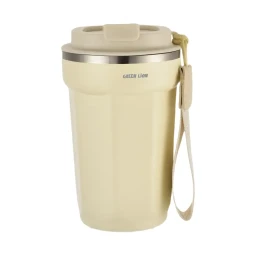 كوب حافظ للحرارة (مطارة) غرين ليون ستانلس ستيل - 380 مل Green Lion Vacuum Mug Stainless Steel Insulated Bottle - 380mL