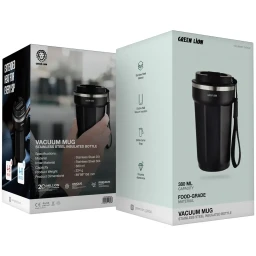 كوب حافظ للحرارة (مطارة) غرين ليون ستانلس ستيل - 380 مل Green Lion Vacuum Mug Stainless Steel Insulated Bottle - 380mL