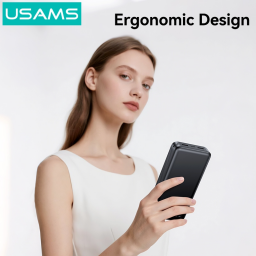 باور بانك يوسامس CD249 سعة 10,000 ملي أمبير بقوة 20 واط PD USAMS CD249 10,000mAh 20W PD Power Bank