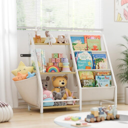 منظم كتب و العاب للاطفال Kids Bookshelf and Toys Organizer