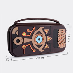 حقيبة حماية زيلدا لجهاز نينتندو سويتش - بني عتيق Zelda Protective Case for Nintendo Switch – Vintage Brown