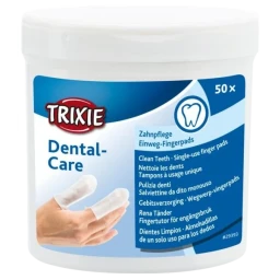 Trixie تنظيف ضمادات الأسنان Fingerlings For Dental Care
