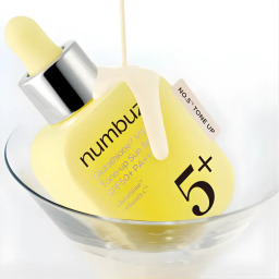 No.5+ سيروم واقي شمس مفتح للبشرة بالجلوتاثيون وفيتامين سي - 30مل No.5+ Glutathione & Vitamin C Tone-Up Sun Serum - 30g