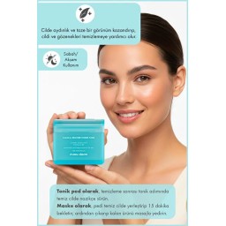 شرائح قطنية تونر هيدروجيل مهدئة ومرممة 100 قطعة- سنتيلا 10% + بانثينول 5% Soothing & Repairing Hydrogel Toner Pads 100pcs - Centella 10% + Panthenol 5%