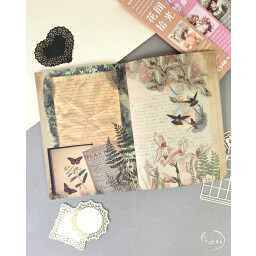 دفتر ورق وقصاصات بنات Girls' Paper & Scrapbooking Notebook