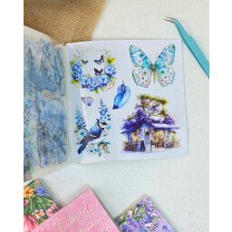 فتر ملصقات مربع ورد Square Flower Sticker Book