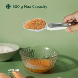 ملعقة قياس وميزان رقمي ذكي من "جرين ليون" Green Lion Digital Spoon Scale - Silver