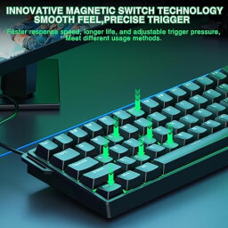 كيبورد أيولا WIN60 HE المغناطيسي للألعاب AULA WIN60 HE Magnetic Gaming Keyboard
