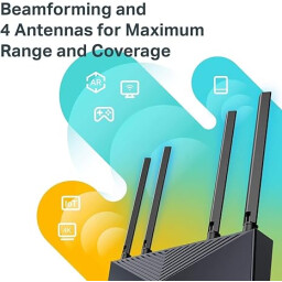 راوتر تي بي لينك آرتشر AX10 (واي فاي 6) TP-Link Archer AX10 AX1500 Wi-Fi 6 Router