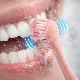 فرشاة أسنان كهربائية 6 أوضاع تنظيف وشحن سريع مقاومة للماء Electric Toothbrush – 6 Cleaning Modes Fast Charging Waterproof