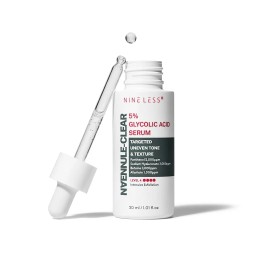 سيروم جلايكوليك أسيد 5% لتقشير وتنعيم البشرة 30 مل Molecule-Clear 5% Glycolic Acid Serum 30 ml