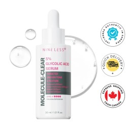 سيروم جلايكوليك أسيد 5% لتقشير وتنعيم البشرة 30 مل Molecule-Clear 5% Glycolic Acid Serum 30 ml