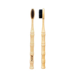 فرشة الاسنان الخشبية بتصميم ساق البامبو Bamboo Toothbrush