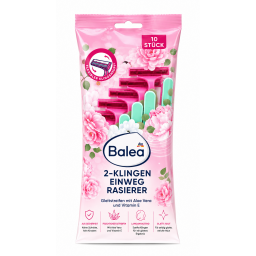 شفرات حلاقة باليا النسائية الثنائية Balea 2-Blade Disposable Razors