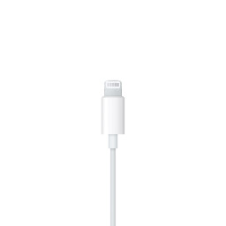 سماعة أذن سلكية أصلية "آبل إيربودز" مع منفذ لايتنينج وميكروفون مدمج للتحكم Apple Original Lightning EarPods