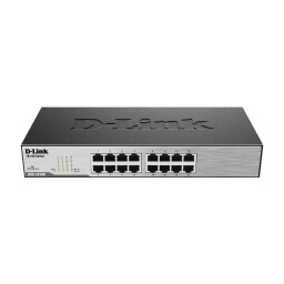 مفتاح شبكي 16 منفذ معدني D-Link 16-Port Fast Ethernet Desktop Switch