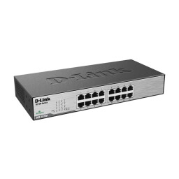 مفتاح شبكي 16 منفذ معدني D-Link 16-Port Fast Ethernet Desktop Switch