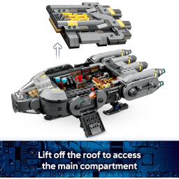 ليغو® 75445 حرب النجوم: الماندالوريان وغروغو ومركبة أنزيلان الفضائية LEGO® 75445 Star Wars: The Mandalorian & Grogu Anzellan Starship