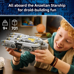 ليغو® 75445 حرب النجوم: الماندالوريان وغروغو ومركبة أنزيلان الفضائية LEGO® 75445 Star Wars: The Mandalorian & Grogu Anzellan Starship