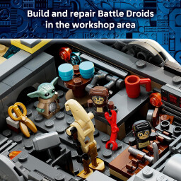 ليغو® 75445 حرب النجوم: الماندالوريان وغروغو ومركبة أنزيلان الفضائية LEGO® 75445 Star Wars: The Mandalorian & Grogu Anzellan Starship