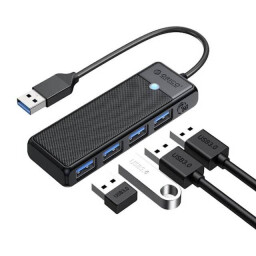 موزع منافذ أوريكو 4 منافذ يو إس بي 3.0 Orico 4-Port USB 3.0 Hub (PAPW4A)
