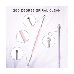 مجموعة جيميس لتنظيف الأذن الفاخرة المحمولة عملية gemice Portable Luxury Ear Cleaning Kit