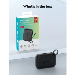 شاحن محمول RAVPOWER RP-PB1224 POWER BANK 10000MAH WITH CABLE C
