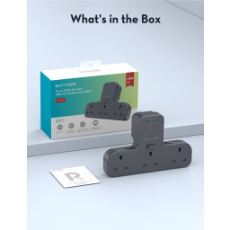 تقسيم كهرباء متعدد RAVPOWER RP-PC1069 POWER OUTLET EXTENDER 45W