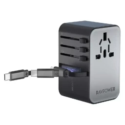 شاحن متنقل للسفر RAVPOWER RP-PC1061 PD70W TRAVEL CHARGER WITH TYPE C