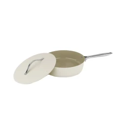مقلاة سوتيه بغطاء مقاس 28 سم (بيج شيف) 28Cm Saute Pan With Lid (Beige Chef)