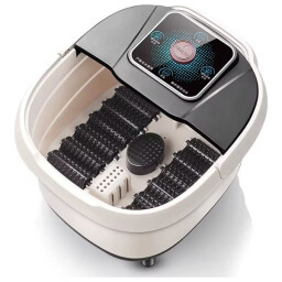انزو جهاز جاكوزي مساج وتنظيف القدمين - EN-1001 - سلفر Foot Massage and Cleansing Jacuzzi - Silver